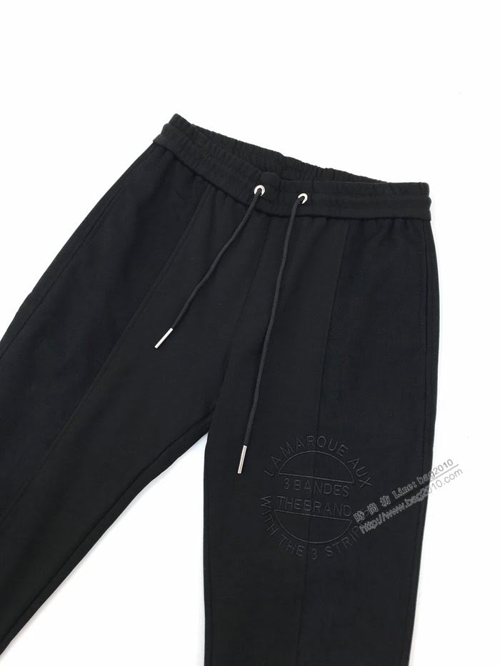 Y-3男裝 山本耀司2020秋冬新款刺繡簽名休閒加厚衛褲  ydi3461